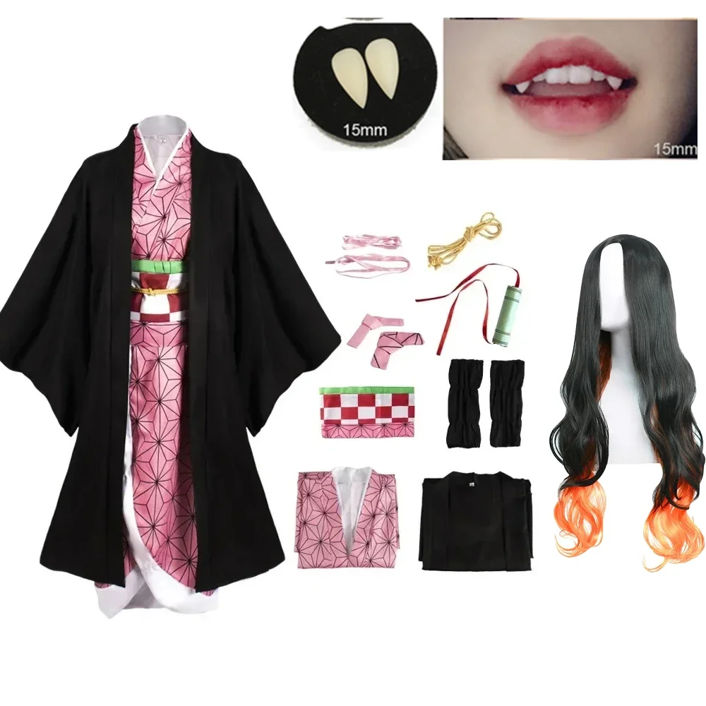 Anime  Kamado Nezuko Cosplay C - đánh giá và giá Anime Cosplay Nezuko