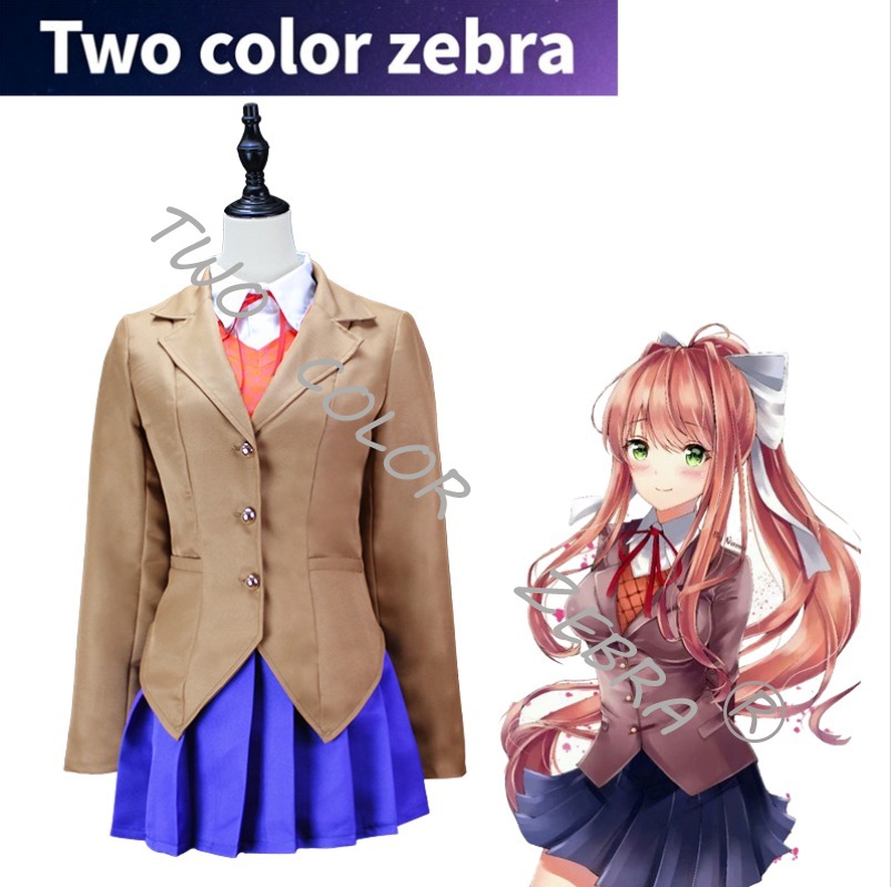 Doki Doki Literatur club Rolle - đánh giá và giá Anime Cosplay Kostüm