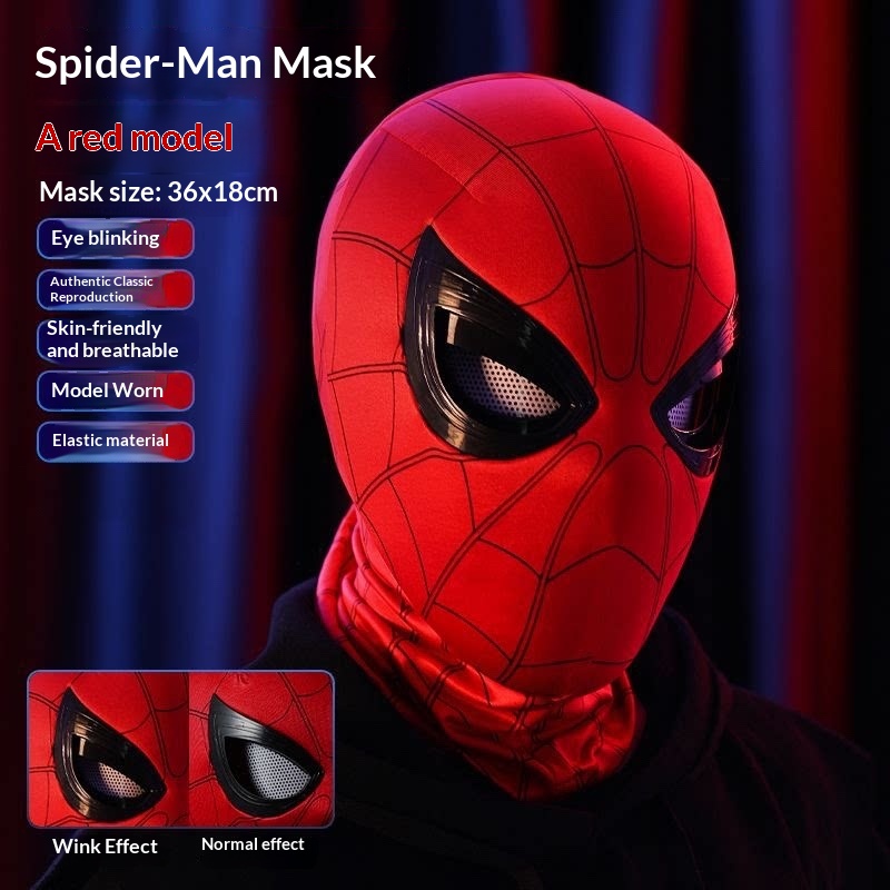스파이더맨 Spider-Man Headgear Mova - đánh giá và giá Anime Cosplay Eyes