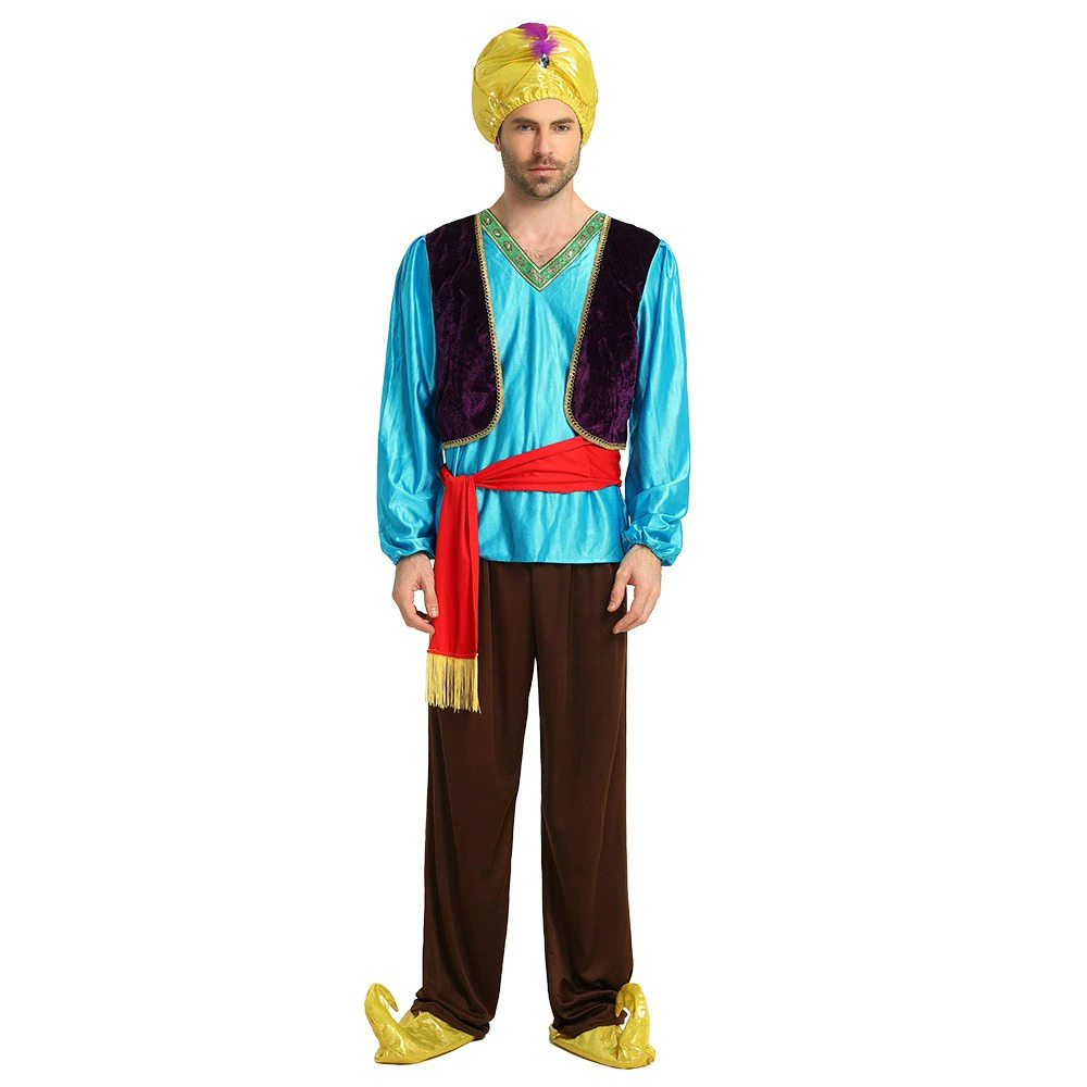 Men Cosplay Aladdin Lamp Genie - đánh giá và giá Anime Cosplay India