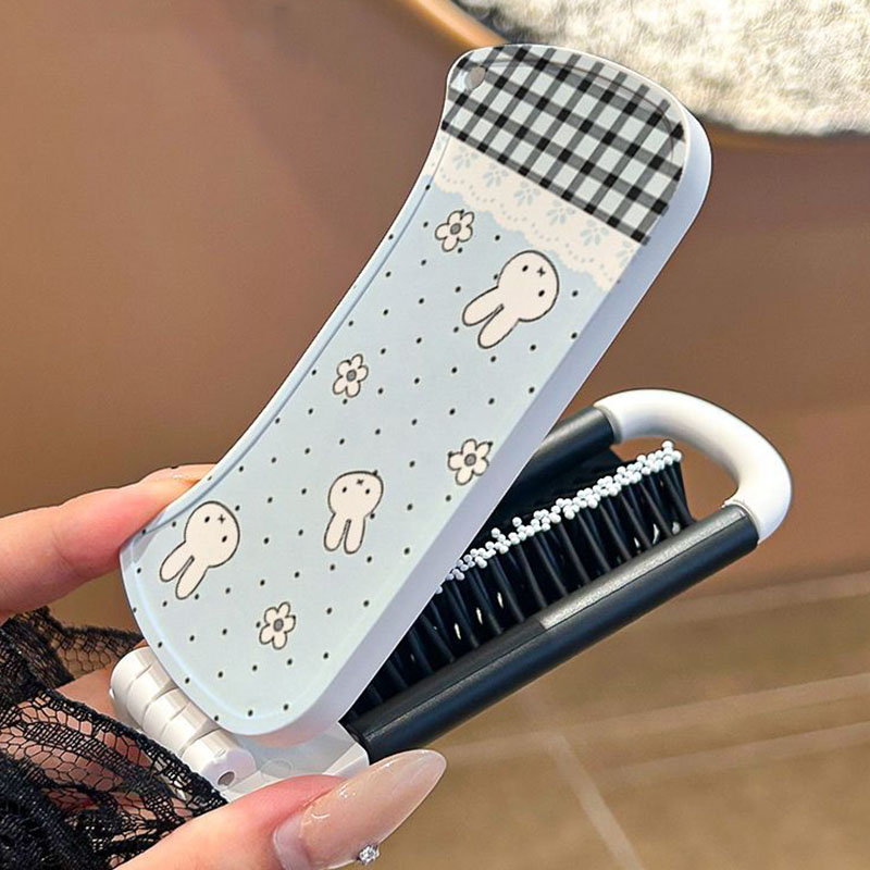 Cute Miffy Foldable Hair Brush - đánh giá và giá Anime Cosplay Makeup