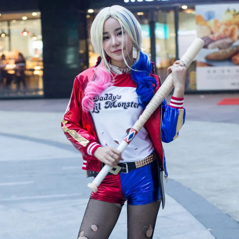 Suicide Cosplay Anime Harley C - đánh giá và giá Anime Harley Quinn Cosplay
