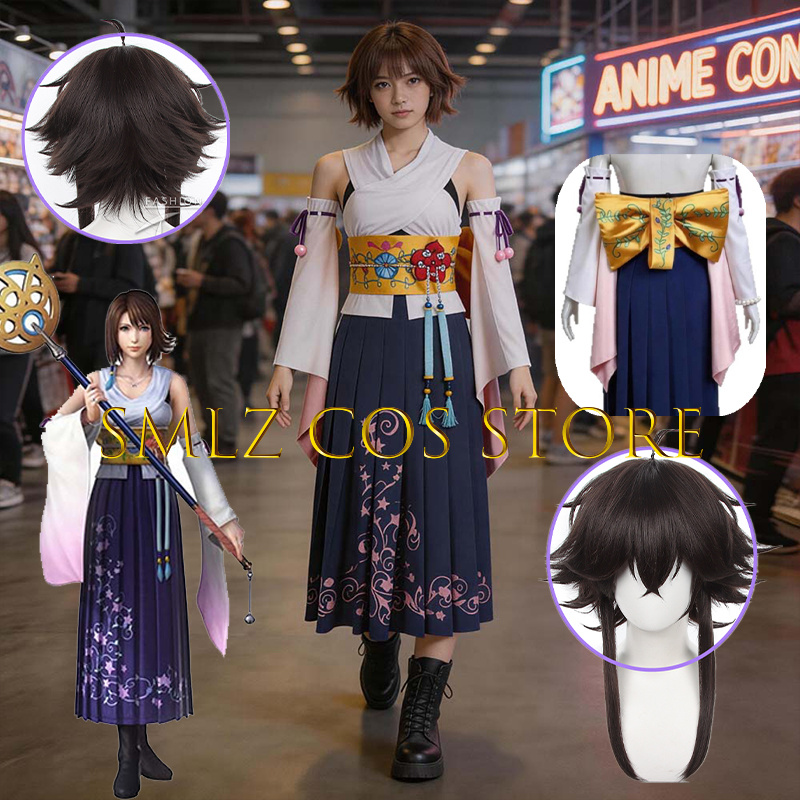 Smlz FFX Yuna Cosplay Anime FF - đánh giá và giá Anime Cosplay Dress