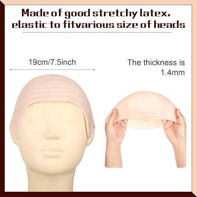 2 Pieces Latex Bald Cap with N - đánh giá và giá Anime Cosplay Makeup
