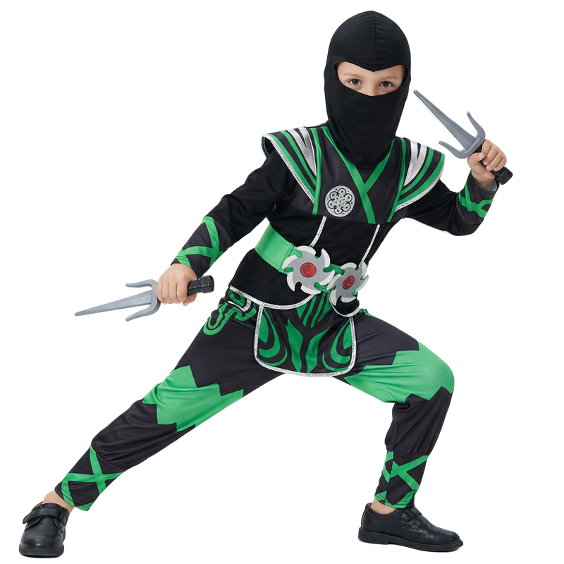 Green Ninja Costume for Kids w - đánh giá và giá Cosplay Anime Boy