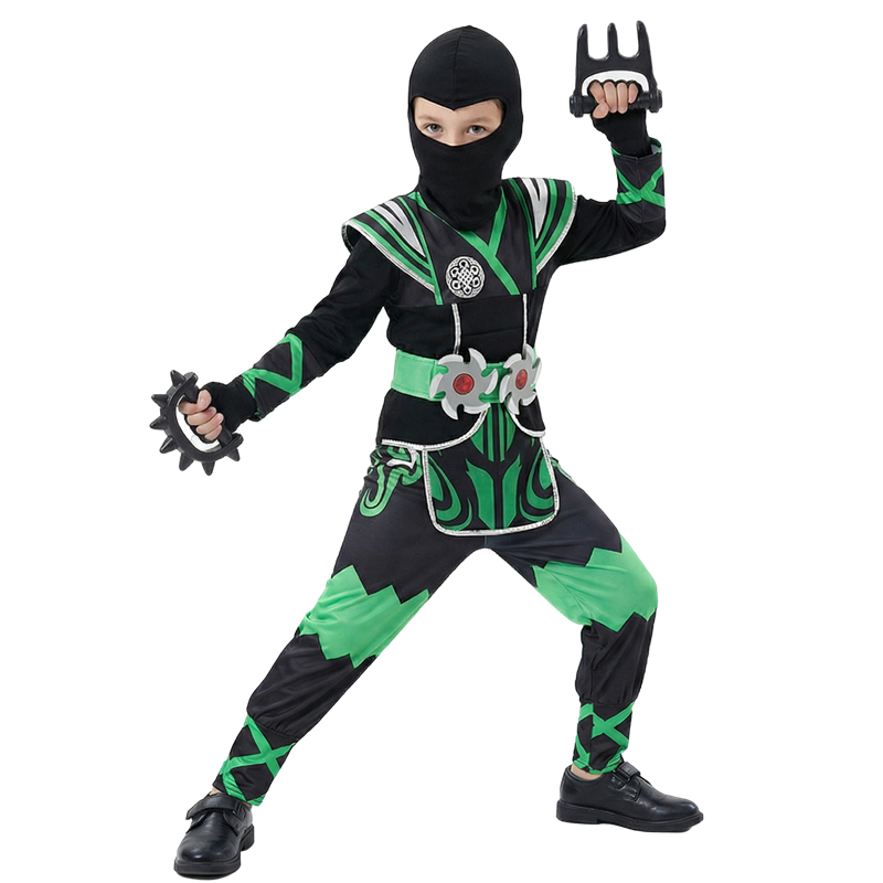 Green Ninja Costume for Kids w - đánh giá và giá Cosplay Anime Boy